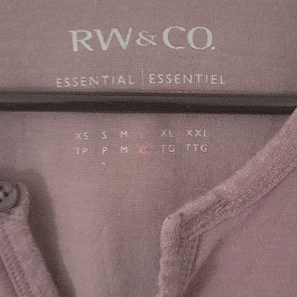 Mens Rw & Co essentials v neck - Picture 2 of 9